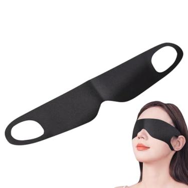 Imagem de Máscara para dormir – Sombra fina com bloqueio de luz, cobertura para olhos noturnos com alça elástica, para viagem, casa, hotel, soneca, meditação diurna, quarto luminoso