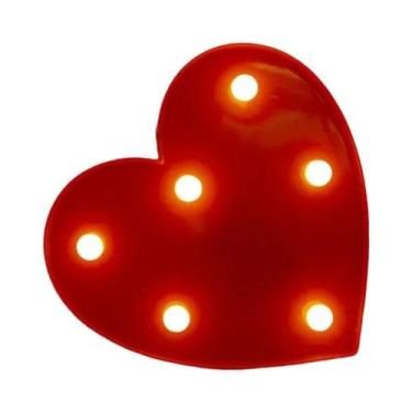 Imagem de Luminária Noturna Romântica Em LED 3D Com Letras LOVE, Lâmpada Em Form