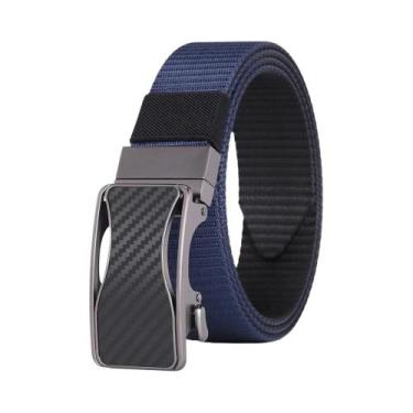 Imagem de Cinto Tático Masculino Durável De Lona E Nylon Com Fivela Reversível E