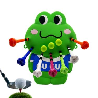 Imagem de de golfe masculina, sapo, bola de golfe, suporte para camiseta - organizadora para armazenamento de bolas para mulheres golfistas treinamento, acessórios de golfe