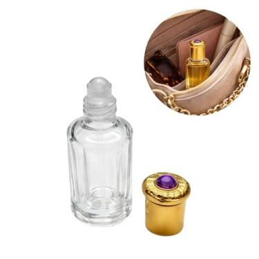 Imagem de 24 Recipientes Vidro Roll On Perfumes Leva na Bolsa 12ml - Freecom