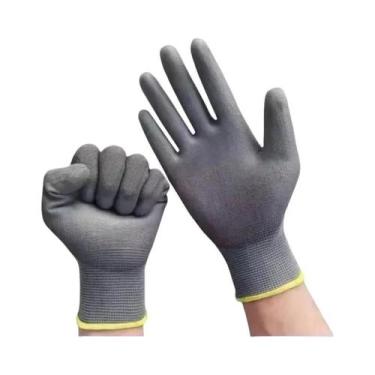 Imagem de Luvas De Trabalho Unissex Em Malha Sem Costura Com Revestimento PU, Ad