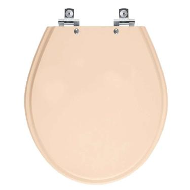 Imagem de Assento Sanitário Soft Close Ravena Rosa Floral Para Vaso Deca