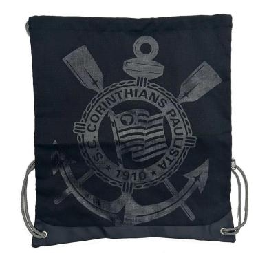 Imagem de Mochila Saco Time Corinthians Ideal De Treino Academia 16423-Unissex
