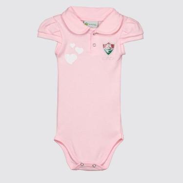 Imagem de Body Polo Fluminense Infantil Rosa - Torcida Baby, GG