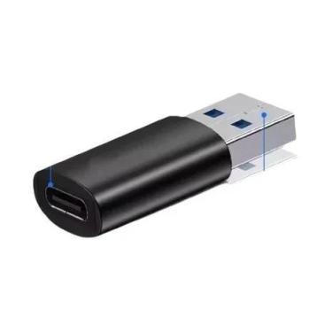 Imagem de Adaptador Tipo C Para USB Masculino Com Carregamento Rápido E Transfer