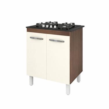 Imagem de Balcao Para Cooktop 4 Bocas Com 2 Portas 70cm Compacto Jade