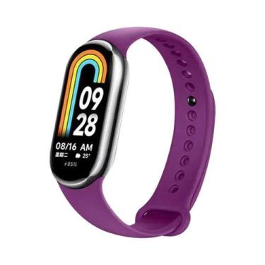 Imagem de Pulseira De Silicone Para Xiaomi Mi Band 8 NFC, Substituição De Pulsei