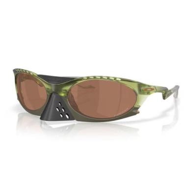 Imagem de Óculos de Sol Oakley Plantaris Matte Trans Fern Prizm Tungsten
