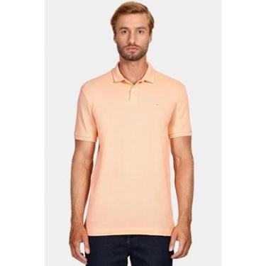Imagem de Polo Aramis Manga Curta Lisa Piquet Salmão-Masculino