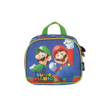 Imagem de Lancheira Mario Bros Azul - Unico Azul