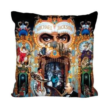 Imagem de Capa De Almofada Quadrada Personalizada Michael Jackson Super Star Com