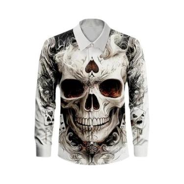 Imagem de Camisa Masculina De Manga Longa Casual Elegante Com Lapela E Botões Pa