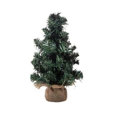 Imagem de Mini Árvores De Natal Verdes, Plantas Artificiais, Enfeites De Mesa Pa