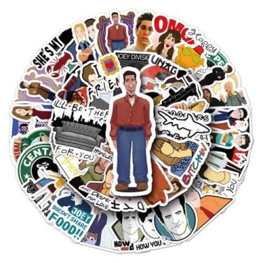Imagem de Pacote de adesivos Friends Anime 55 peças de adesivos decorativos de d