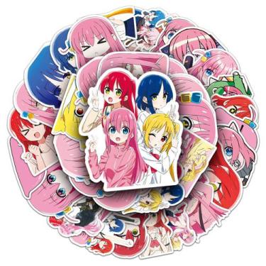 Imagem de Pacote de adesivos Bocchis The Rocks Anime, vinil impermeável, 50 unid