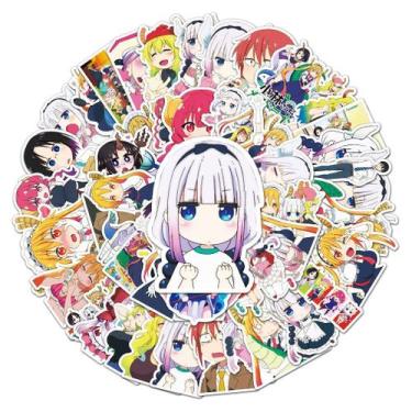 Imagem de Pacote de 50 peças de adesivos Kobayashi's Dragon Maids Anime - yiweis