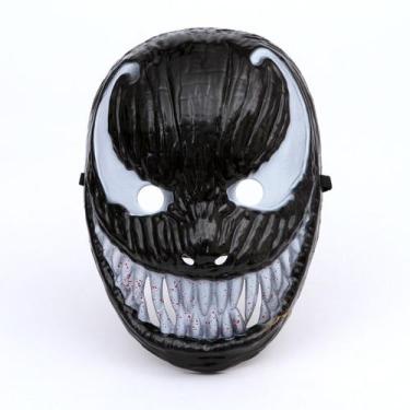 Imagem de Máscara de cosplay Black Venoms Party Halloween Plastic 17,5 x 25 cm -