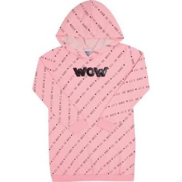 Imagem de Vestido Manga Longa Infantil Moletinho Pulla Bulla Ref 47419-Feminino
