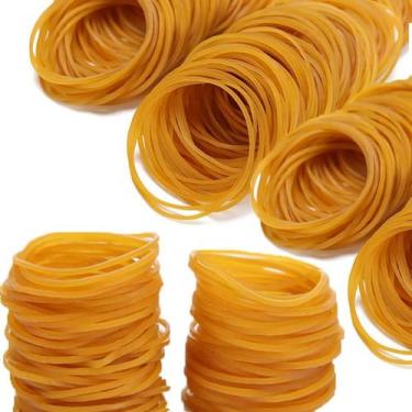Imagem de Elásticos AIWOQI tamanho 16 amarelos 600 unidades de material de escri