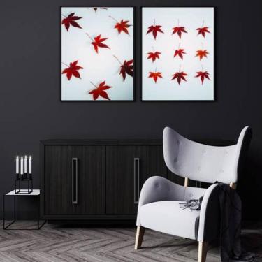 Imagem de Kit 2 Quadros Decorativos Maple