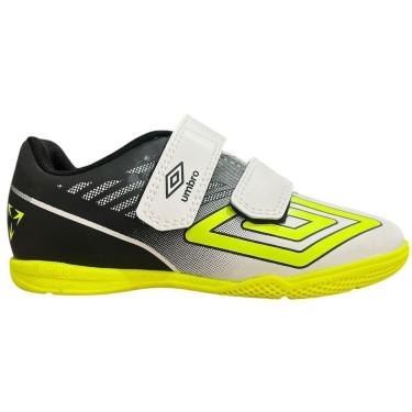 Imagem de Chuteira Futsal Umbro Velocita Kids Infantil Branco-Unissex