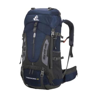 Imagem de Mochila Trilha Camping Caminhada Viagem Confort 60L - Freeknight, Azul