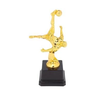 Imagem de Troféu De Ouro Infantil: Modelo De Futebol Em Plástico, Lembrança Arte