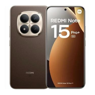 Imagem de Smartphone Xiaomi Redmi Note 15 Pro+ 5G 256GB 8GB RAM Global e Desbloqueado Mocha Brown
