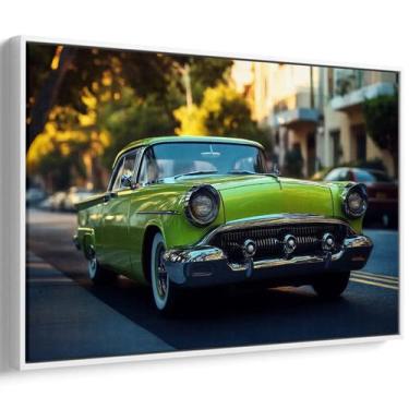 Imagem de Quadro decorativo Carro Reluzente Nas Avenidas de Verão - Art Canvas, 