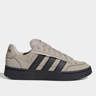 Imagem de Tênis Adidas Grand Court Alpha SK8 Masculino, Bege, Preto, 40