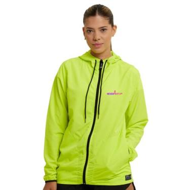 Imagem de Jaqueta Corta Vento Impermeável Feminino WSS Never Give Up! - WSS Bras