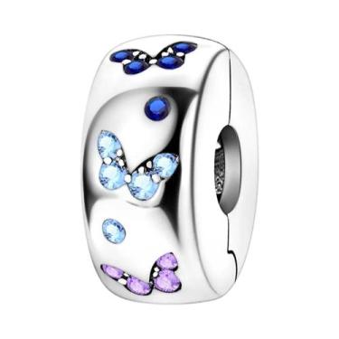 Imagem de Pingentes De Urso Fofo Banhados a Prata Para Pulseiras De Amizade Femi