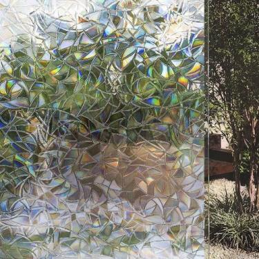 Imagem de Pelicula Eletrostatica para Vidro Blindex Modelo Holograma Mosaico 200