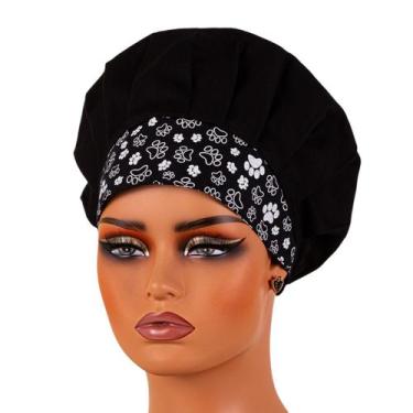 Imagem de Touca Gorro Para Chef Cozinha Unissex Estampas Variadas Cores Outlet D