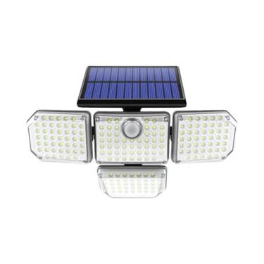 Imagem de Lanterna Solar Ajustável 182/112 LED Para Iluminação Externa De Garage