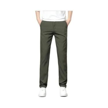 Imagem de Calças De Golfe Masculinas Para Primavera E Outono, Elásticas, Respirá