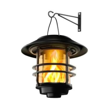 Imagem de Lanterna Solar Suspensa À Prova d'Água Com Efeito De Chamas Tremeluzen
