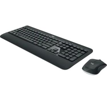 Imagem de Kit Teclado e Mouse Sem Fio Logitech MK540, ABNT2, Teclas Multimídia, Preto - 920-008674