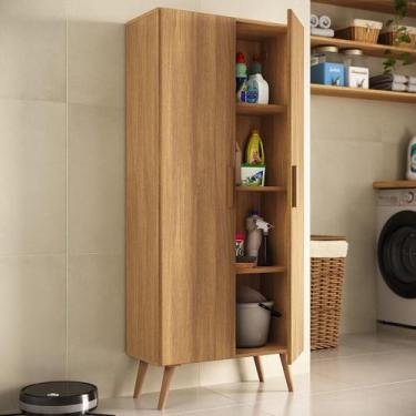 Imagem de Armário de Lavanderia Multiuso 2 Portas 68cm Retrô Urban Multimóveis M