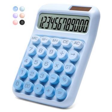 Imagem de Calculadora NGIFERA Solar e Bateria com LCD Grande de 12 Dígitos