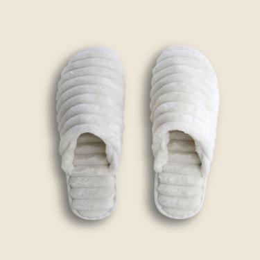 Imagem de Pantufa Premium Cane Microfibra Bege - A\CASA