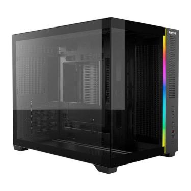 Imagem de Gabinete Gamer Redragon Wideload, RGB, Mini Tower, Micro ATX, Preto - CA-611B-Unissex