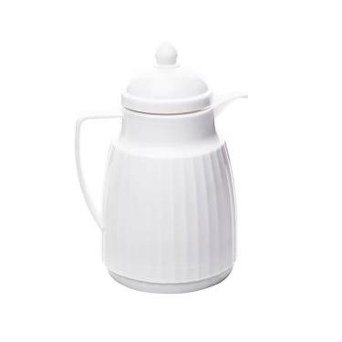 Imagem de Garrafa Térmica Essência 300ML para Bebidas Quentes e Frias em Plástico com Isolamento Eficiente para Uso Diário Branco