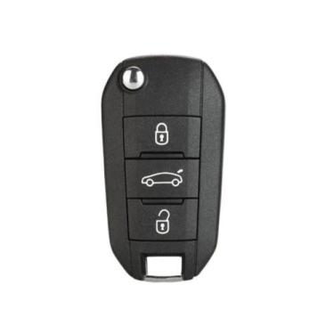 Imagem de Carcaça Chave Canivete Peugeot 3 Botoes - Ideal Imports