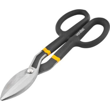 Imagem de Tesoura 12pol Chapas Modelo Americano Corte Reto Tc 120 Vonder