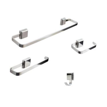 Imagem de Kit De Acessórios Para Banheiro 6 Peças Luxo 2R2B - JGC COMERCIAL