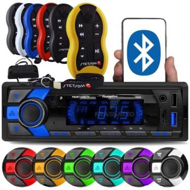 Imagem de Radio Automotivo Sem Toca Cd Mp3 Player Bluetooth Usb Display Colorido