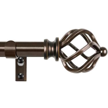 Imagem de Varão de Cortina Ajustável KAMANINA 210-280 cm Bronze