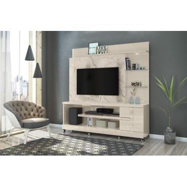 Imagem de Home Theater Alan para TV de até 55 polegadas COM RODÍZIO - CALACATA /